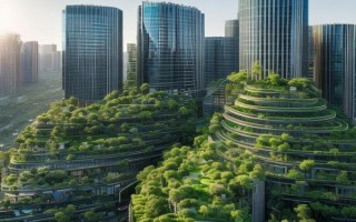 智慧建筑生态空间，自然与科技的完美融合