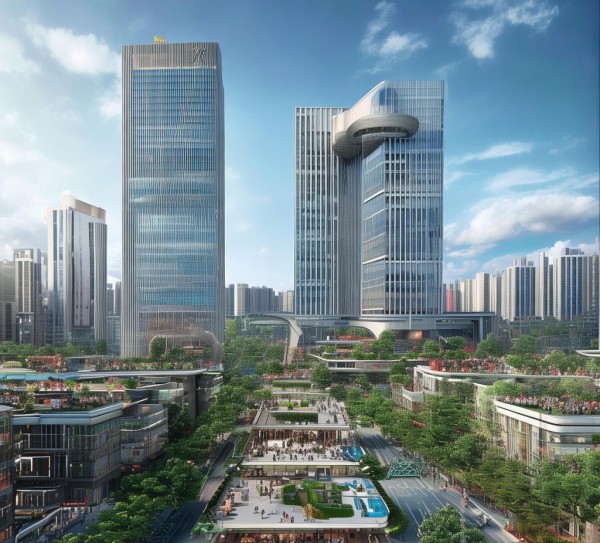 定襄商贸城，商业中心的未来图景，推动城市经济升级