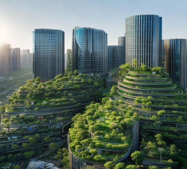 衡德商贸城建筑生态空间,智慧与自然的完美融合 衡德商贸城建筑生态空间,智慧与自然的完美融合